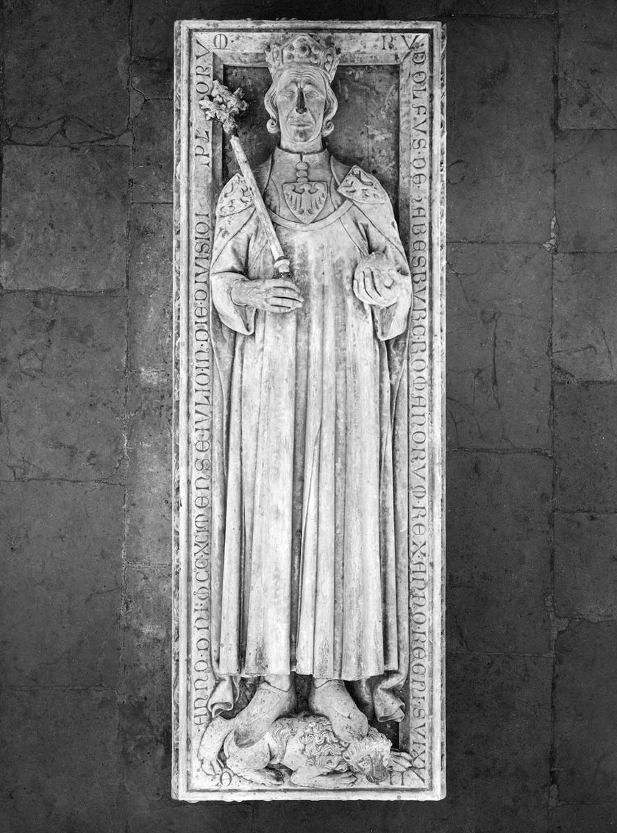 Grabplatte Kaiser Rudolf I.jpg